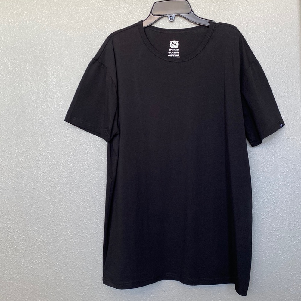 Black Short Sleeve T-Shirt Size XL